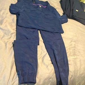 Navy blue scrubs XS